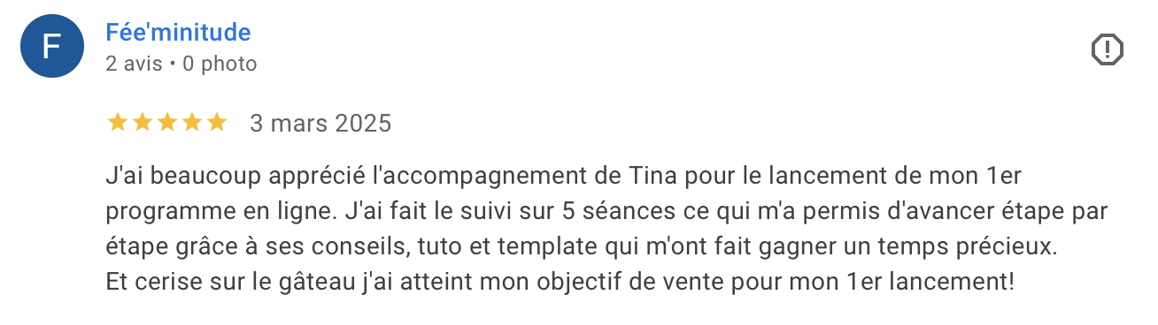 Avis Google de Fée'minitude
