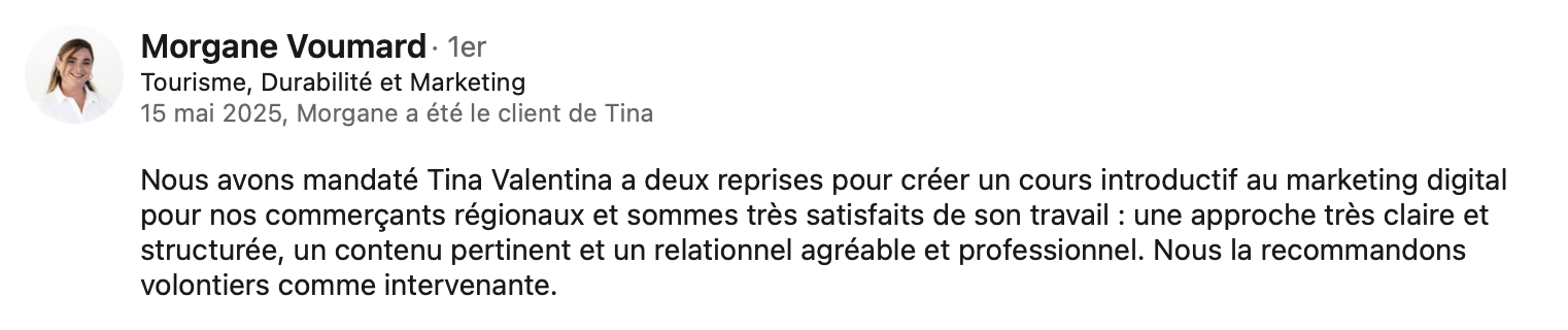 Morgane Voumard — LinkedIn